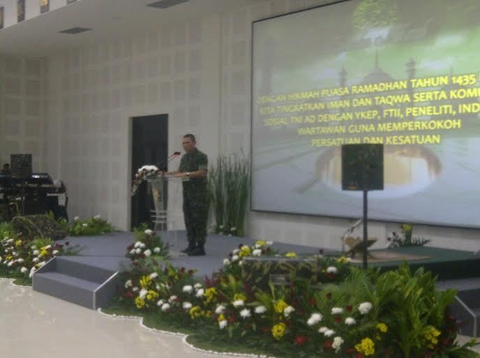 Jenderal Budiman Gelar Buka Puasa Bersama di Mabes AD