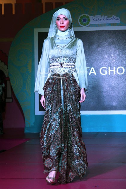 Qonita Gholib Ramadhan Runway 2015 at Kota Kasablanka. Kuningan. Jakarta. [Foto: Mohammad Abduh/Wolipop]
