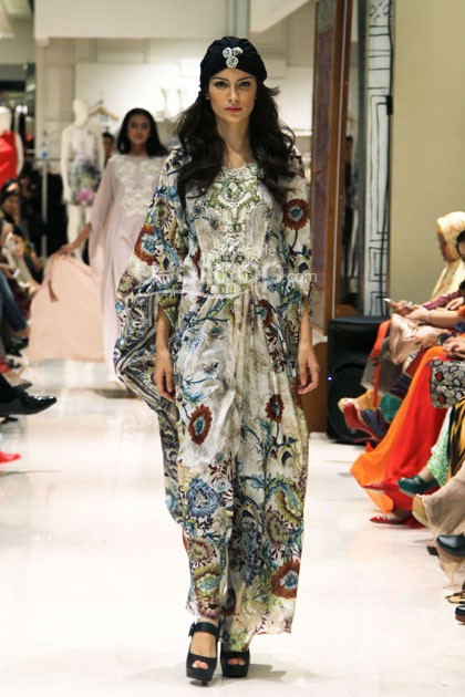 Mel Ahyar Trunk Show 2014. Galeries Lafayette at Pasific Pleace. Jakarta. [Foto: Mohammad Abduh/Wolipop]