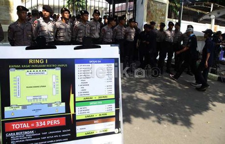 Ini Kata Mereka Soal Penutupan Jalan dan Pengamanan Gedung KPU