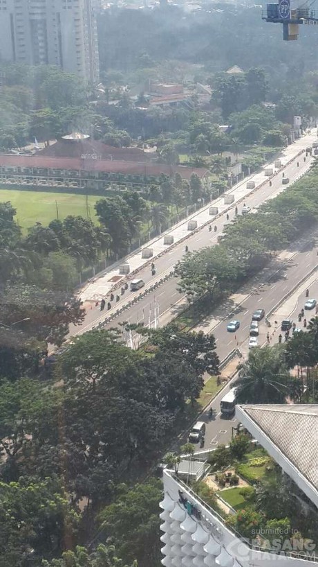 Beginilah Sepinya Jl Sudirman Jelang Pengumuman Pemenang Pilres