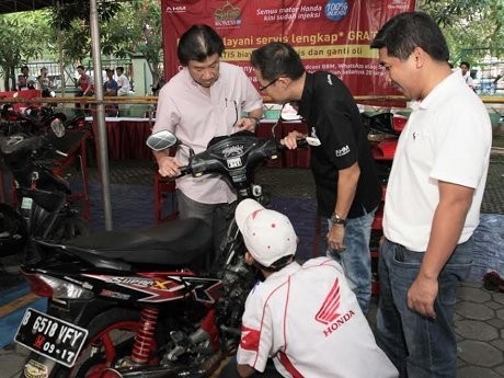 Honda Ajak Masyarakat Mencoba Motor Sambil Beramal