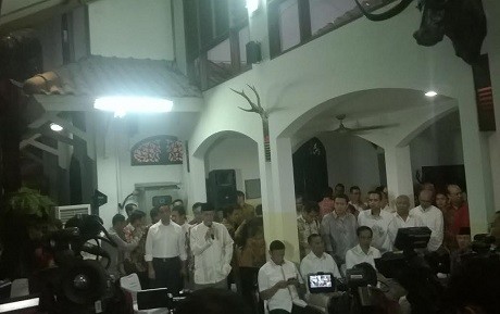Mega Buka Bersama Jokowi-JK dan Tim Suksesnya di Kebagusan