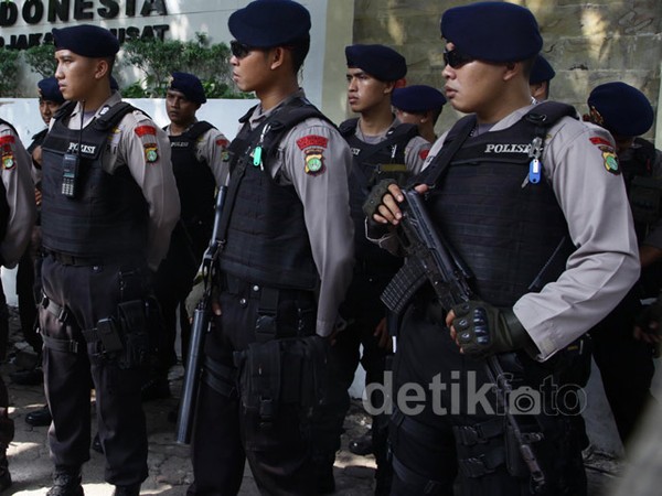 Pengamanan Gedung KPU Diperketat