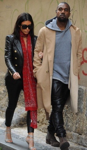 Hindari Paparazi, Kim dan Kanye Sewa Bayi Mirip North West