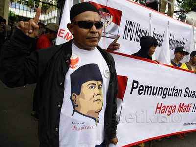 Pendukung Prabowo Minta Pemilu Ulang