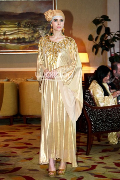Moroccan Silhouette by Ina Thomas Grace Of Kaftan at Lobby Lounge Shangri-La Hotel. Jakarta Pusat. [Foto: Mohammad Abduh/Wolipop]