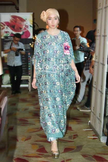 Moroccan Silhouette by Ina Thomas Grace Of Kaftan at Lobby Lounge Shangri-La Hotel. Jakarta Pusat. [Foto: Mohammad Abduh/Wolipop]