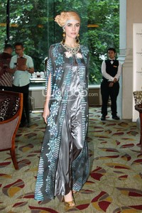 Moroccan Silhouette by Ina Thomas Grace Of Kaftan at Lobby Lounge Shangri-La Hotel. Jakarta Pusat. [Foto: Mohammad Abduh/Wolipop]