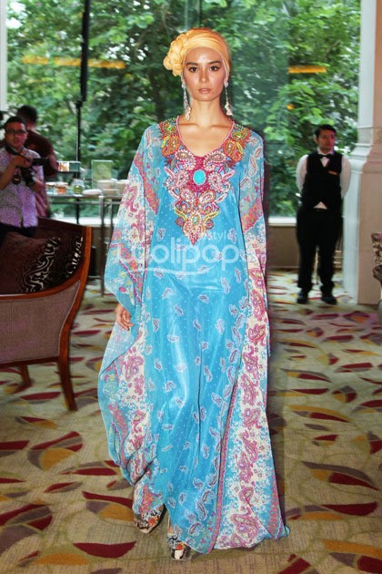 Moroccan Silhouette by Ina Thomas Grace Of Kaftan at Lobby Lounge Shangri-La Hotel. Jakarta Pusat. [Foto: Mohammad Abduh/Wolipop]