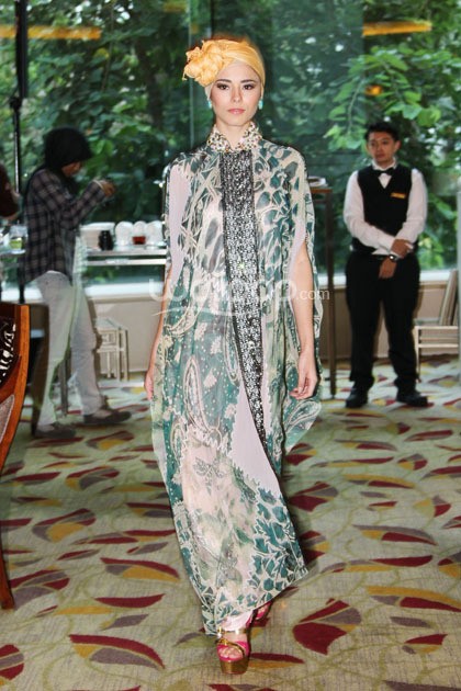 Moroccan Silhouette by Ina Thomas Grace Of Kaftan at Lobby Lounge Shangri-La Hotel. Jakarta Pusat. [Foto: Mohammad Abduh/Wolipop]