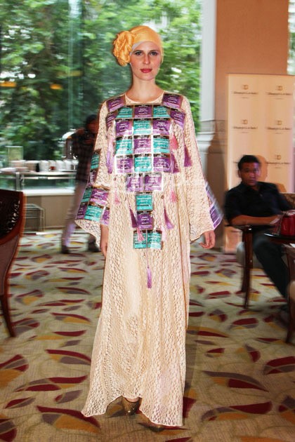 Moroccan Silhouette by Ina Thomas Grace Of Kaftan at Lobby Lounge Shangri-La Hotel. Jakarta Pusat. [Foto: Mohammad Abduh/Wolipop]