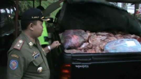 Tepergok Jual 4,2 Kuintal Daging Gelonggongan, Zubaidy Diamankan Polisi