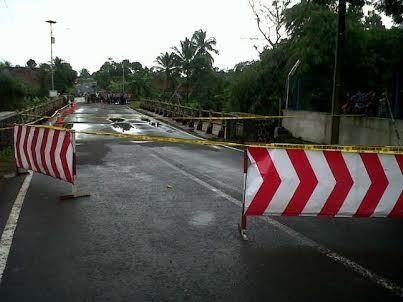 Imbas Jembatan Longsor di Ciamis Tak Sampai Nagrek