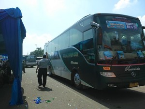 Kemenhub Berangkatkan 4.937 Pemudik yang Biasa Naik Motor dengan Bus