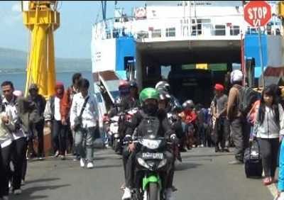H-4, 9 Ribu Pemudik Roda Dua dari Bali Masuki Banyuwangi