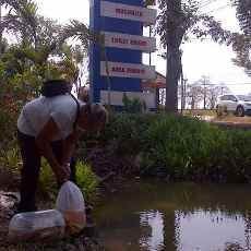 Rest Area Jembatan Timbang Rejoso Sediakan Mancing Gratis Bagi Pemudik