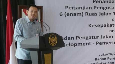 Ahok Berharap Pembangunan 6 Ruas Jalan Tol Selesai dalam 3 Tahun