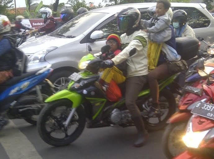 Ini Pengakuan Mereka yang Mudik Memakai Motor: Seru!