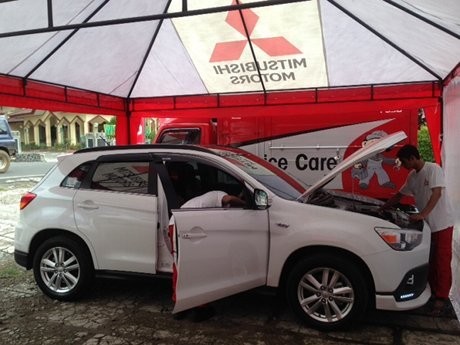 Posko Mudik Mitsubishi Tawarkan Pengecekan Gratis