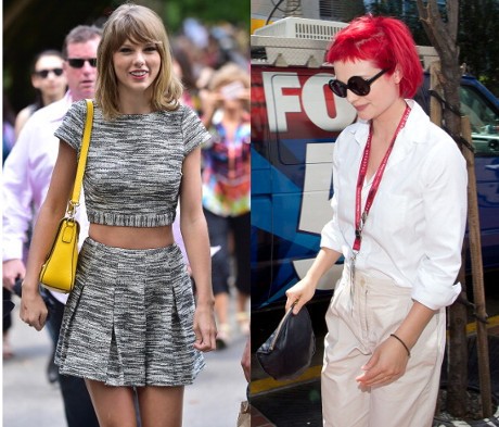Taylor Swift Seksi dengan Crop Top, Rambut Merah Menyala Alison Sudol