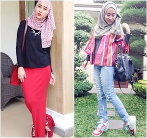 Hijab Style: Tampil Modis dengan Sneaker Ala Ameera Mijannah Ali