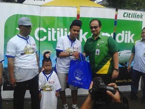 Indomart-Citilink Lepas Ratusan Pemudik dari Bandara Halim