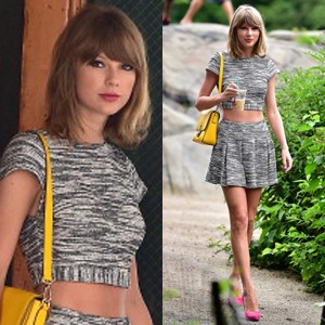 Gaya Chic dan Seksi Taylor Swift di Central Park