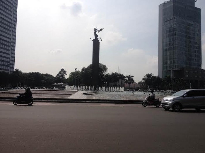 Ditinggal Mudik, Bundaran HI Terpantau Ramai Lancar