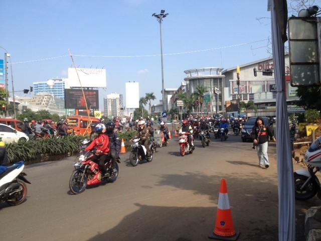 Pemudik Bermotor Membawa Anak Tak Sebanyak Tahun Lalu