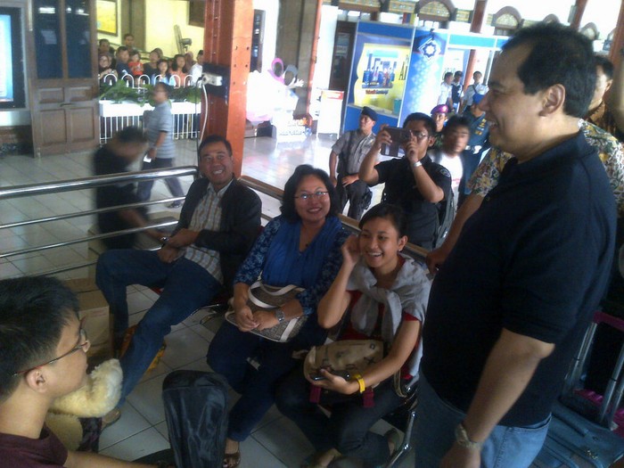 CT dan Wamenhub Cek Kenyamanan Kereta Api di Stasiun Tawang Semarang