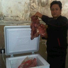 Polisi Sita 60 Kg Daging Celeng, Diduga Dioplos dengan Daging Sapi