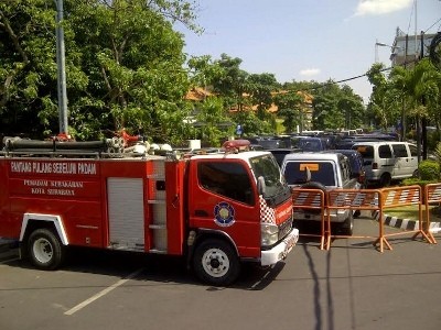 Mobdin Pemkot Surabaya yang Dikandangkan Dijaga Ketat