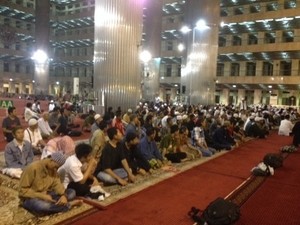 Menag Lukman Hakim Buka Takbir Akbar di Masjid Istiqlal