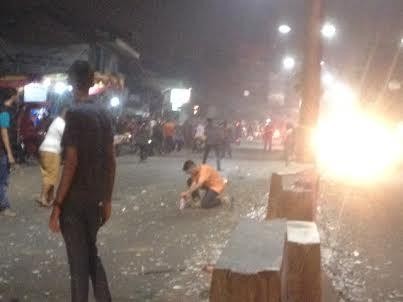 Pemuda Tanah Abang Rayakan Malam Takbiran dengan Petasan