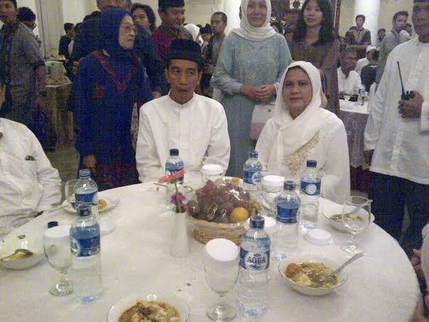 Beberapa Menteri dan Kapolda Halal Bihalal di Kediaman Jokowi