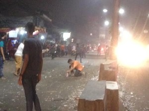Polisi Bubarkan Aksi Pemuda Tanah Abang Takbiran dengan Petasan