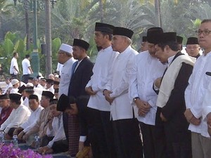 Jokowi Ucapkan Selamat Hari Raya Idul Fitri ke Seluruh Rakyat Indonesia