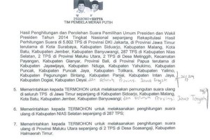 Soal Laporan ke MK, Tim Prabowo-Hatta Siapkan Langkah Usai Lebaran