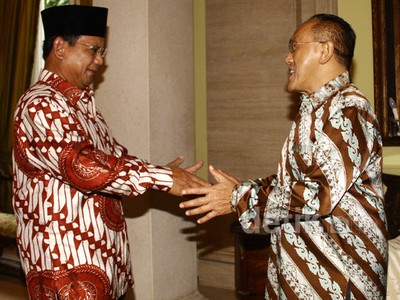 Prabowo Hadiri Open House Ical
