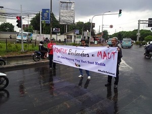 Relawan RSA Indonesia Gelar Aksi Simpatik Mudik Selamat