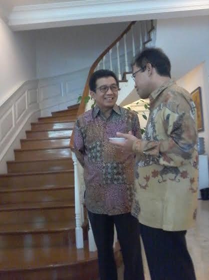 Ketua OJK Gelar Open House di Hari Kedua Lebaran