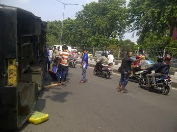 Saksi Lihat Bus Kopami Ugal-ugalan dan Terobos Lampu Lalu Lintas