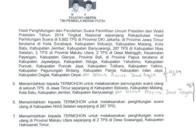 5 Tanggapan Soal Gugatan Prabowo-Hatta yang Janggal