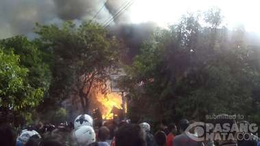Beberapa Rumah di Wajo Sulawesi Selatan Ludes Terbakar
