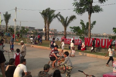 Ipin Pilih Waduk Pluit Jadi Tempat Liburan Lebaran