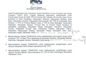 Tim Prabowo-Hatta Minta Hakim MK Objektif dan Transparan