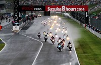 Para pebalap adu cepat dalam ajang Suzuka 8-Hour Endurance Road Race di sirkuit Suzuka, Jepang. Istimewa/Honda.