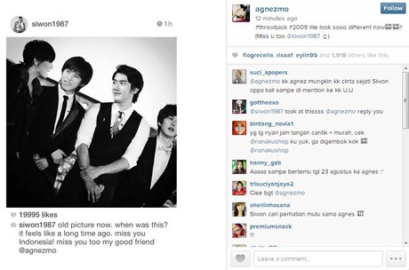 Aww, Agnez MO Juga Ngaku Kangen Siwon SuJu