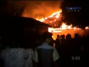 4 Rumah Terbakar Akibat Pertengkaran Suami Istri